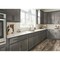 Jeffrey Alexander 160 mm Center-to-Center Satin Nickel Square Milan 1 Cabinet Pull 1092-160SN - alternate 4